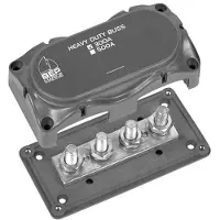Bep Marine Terminals Bar 4x10 Mm Zilver 300A