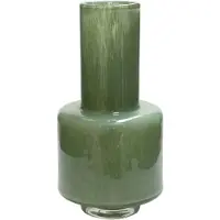 Vase the World Vaas Volta Elite | Groen | Mondgeblazen glas | Ø19 x H36 cm