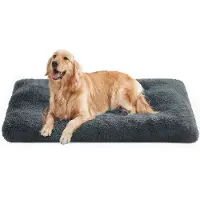 Feandrea - Hondenmand - Hondenbed met Zachte Vulling - Pluche Hondenmat - Wasbaar en Multifunctioneel