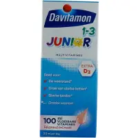 Davitamon - Junior 1+ Framboos - 2 x 100 ml - Voordeelverpakking
