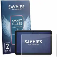 Savvies 2 Stuks Screenprotector - geschikt voor BNCF Bpad 10 - beschermfolie glas transparant