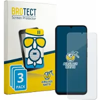 BROTECT - Screenprotector voor Lava Bold N2 Lite - Folie Beschermfolie Beschermglas matte 3 Stuks