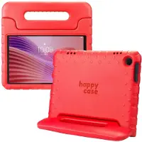 HappyCase Kinder Tablethoes Geschikt voor Lenovo Tab M10 Gen 4 (2025) | Kindvriendelijke Hoes | Beschemhoes | Kinderhoes | met Handvat en Standaard | Rood