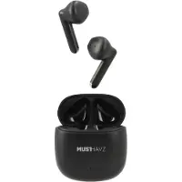 Musthavz True Wireless Earphone Lite Earbuds - Draadloze Oordopjes - Wireless Bluetooth Earphones - Oortjes geschikt voor Apple en Android - Zwart