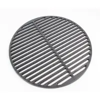 Baumarktplus TRUTZHOLM Grillrooster Ø 34,3 cm Rond - Gusseisen Grillrooster Geëmailleerd - Heavy Duty Grillgitter Gietijzeren Grillplaat