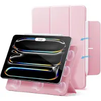 ESR Rebound Magnetic Hoes Geschikt voor iPad Pro 13 (2024/2025) - Magnetische Book Case - Standaard - Sleep/Wake Functie - Roze
