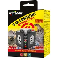 Weitech 3-in-1 Ultrasone Ongedierteverjager