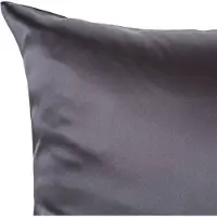 Silk Heaven 4x Zijden Kussensloop 80x80cm Antraciet Hotelsluiting 19 Momme - Kussensloop set - Luxe Silk Kussensloop 100% moerbei zijde - Zijde kussensloop - - 80x80cm / Hotelsluiting