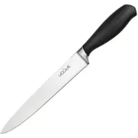 Vogue Zwart soft grip vleesmes | 20 cm