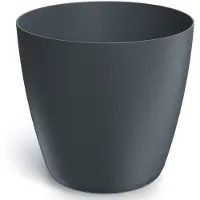 Prosperplast Mate - Bloempot - 11,9x10,9 cm - Antraciet - Gemaakt van kunststof