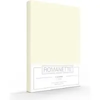 Romanette Kussenslopen Katoen Ivoor (2 Stuks) - 65 x 65 cm - [Beige]