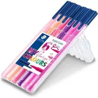Staedtler triplus color kleurstift - Box 6 st flamingo colours