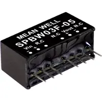 MEAN WELL SPBW03G-05 DC/DC-convertermodule 600 mA 3 W Aantal uitgangen: 1 x Inhoud 1 stuk(s)