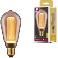 Paulmann LED lamp E27 3,5 W Arc 1.800K ST64 goud