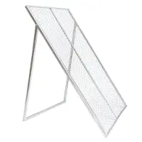 Baumarktplus TRUTZHOLM XL Compostzeef 115x75cm - Heavy Duty Aardezeef Grindzeef - Doorwerpzeef Gepoedercoat Stalen Frame Tuin