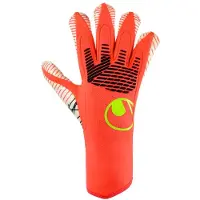 Uhlsport FM Ultragrip Hybrid Keepershandschoenen Felrood Zwart Felgeel
