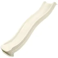 Swing King Glijbaan - Kunststof - 1 Persoon - Pastel Wit - 220cm