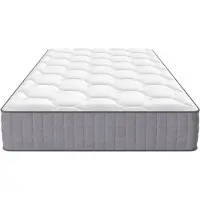 HAUSS SPOLE Pocketveringmatras 90x200 cm - 7 Zones met H3 Stevigheid - 25 cm Hoog - Ergonomisch en Ademend - Wit