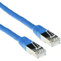 ACT IB7603 F/UTP CAT5E Patchkabel Blauw - 3 meter