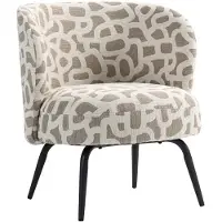 Light & Living - Fauteuil DIEYDA - Bruin - 68x67x72 cm