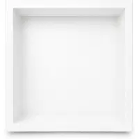 EAVY - Inbouwnis Badkamer Wit - 30×30×10 cm - RVS