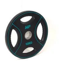 Muscle Power PU 4-Grip Halterschijf - 50 mm - 10 kg