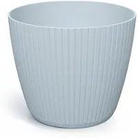 Prosperplast Lamia - Bloempot - Okrągła - Ryflowana - 17,8 cm