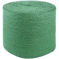vidaXL Jute Touw 8 mm Groen 100% Tossa jute