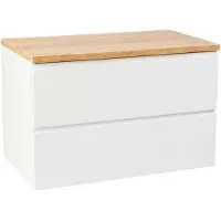 Deftrans Modus badkamerkast, wit, 80x50 cm, hangend