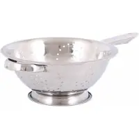 Domotti Kapimex - Roestvrijstalen Vergiet - 24 cm - Ergonomische Handgreep - Vaatwasserbestendig