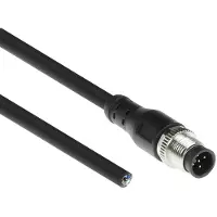 ACT Industrial 5,00 meter Sensor kabel M12A 5-polig male naar open end, Superflex Xtreme TPE kabel, afgeschermd