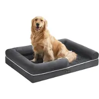 Feandrea - Hondenmand - Zachte Vulling - Afneembare en Wasbare Hoes - Antislip Onderkant