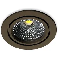 PremiumLED LED Inbouwspot Mat Brons - Dim to Warm 3000-1800K - IP65 Badkamer - Dimbaar & Kantelbaar - Ultra Flat 23mm - 5W