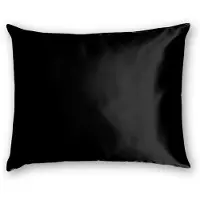 Silk Heaven Zijden kussensloop 50x60cm Zwart Ritssluiting 19 Momme - Kussensloop set - Luxe Silk Kussensloop 100% moerbei zijde - Zijde kussensloop - - 50x60cm / Ritssluiting