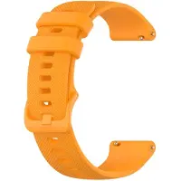 Eforyou Siliconen Bandje voor Garmin Venu 3S / 2S / Vivomove 3S 18 mm – Oranje