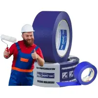 Blue dolphin XL-tape - Professionele Schilderstape - 48mm - 50m - UV-bestendig