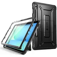 Supcase Unicorn Beetle Pro Hoes Geschikt voor Samsung Galaxy Tab S10 FE / S9 FE - Stofdichte Case met Ingebouwde Screenprotector - Full Protect valbescherming - met Kickstand Zwart