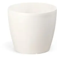 Lamela Crèmekleurige plastic pot met deksel, 12 cm Magnolia