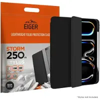 EIGER Storm 250m (iPad Pro 13 2024 (M4)), Tablethoes, Zwart