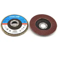 Tooltech Lamellenschijf 115 mm K40 – Aluminium Oxide Schuurschijf voor Haakse Slijper –