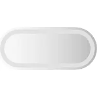 vidaXL Badkamerspiegel LED ovaal 60x25 cm