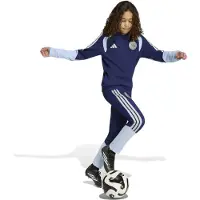 Adidas Ajax Trainingspak Hooded 2026-2027 Kids Donkerblauw Lichtblauw