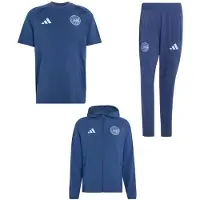 Adidas Ajax Tiro Travel Full Set 2026-2027 Donkerblauw Lichtblauw