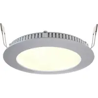 LIGHT IMPRESSIONS 565083 LED Panel 8 LED-inbouwlamp Energielabel: G (A - G) SMD LED LED vast ingebouwd 7 W Parelgrijs (RAL 9022)