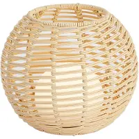 QAZQA Buiten tafellamp beige 25 cm incl. LED oplaadbaar met USB-C IP44 - Oli