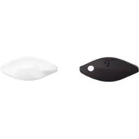 Trout Master Incy Inline Spin Spoon 3g - Kleur : Black White