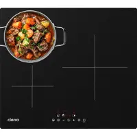 CIARRA VM3BIH - Inbouw inductiekookplaat 60 cm Inbouw Kookplaat 3 zones Boostfunctie Stop & Go 6200 W