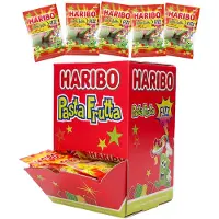 Haribo "Pasta Frutta F!ZZ" snoep mix 720g - Uitdeelsnoep in individuele verpakte snoepzakjes - Snoep traktatie