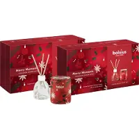 Bolsius - 2 x Giftset - Geurstokjes & Geurkaars - True Glow - Merry Moments - Cinnamon Ginger Apple