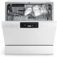 Klarstein Amazonia vaatwasser – inbouw of vrijstaand, 8 couverts, 8 programma's, 8 liter waterverbruik, AquaStop, eco & snel